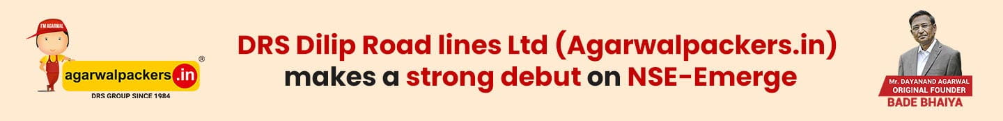 DRS Dilip Road lines Ltd Makes a Strong Debut on NSE-Emerge