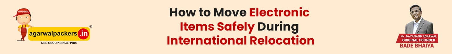 How to Move Electronic Items Safely During International Relocation