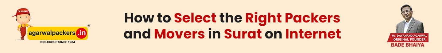 How to Select the Right Packers and Movers in Surat on Internet