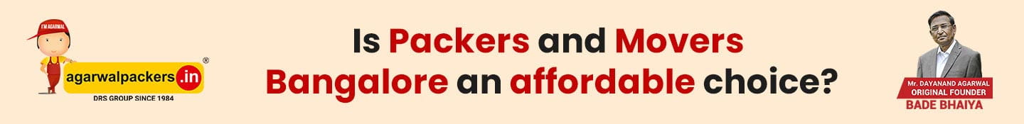 Is Packers and Movers Bangalore an affordable choice?