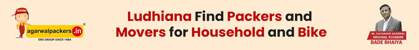Ludhiana Find Packers and Movers for Household and Bike
