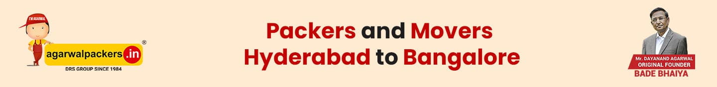 Packers and Movers Hyderabad to Bangalore