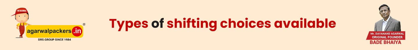 Types of shifting choices available