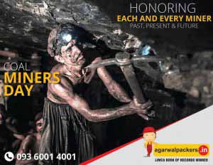 Coal Miners Day - Agarwal Packers and Movers