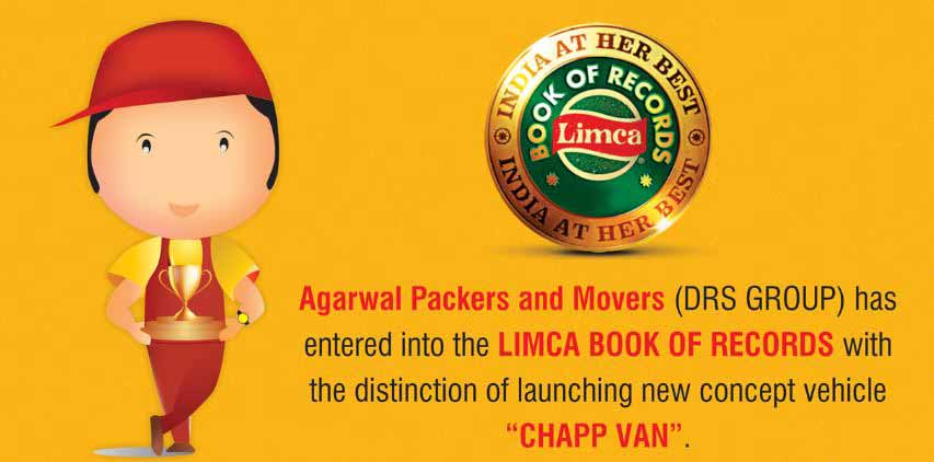 Limca Book of Records - Agarwal Packers and Movers