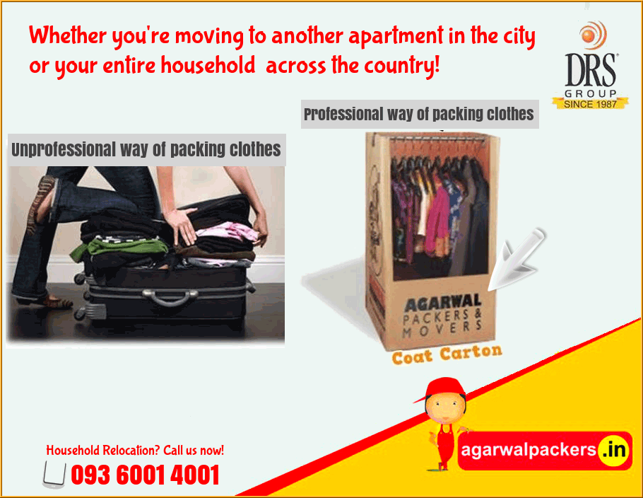 Packing Clothes - Agarwal Packers and Movers Packing Clothes - Agarwal Packers and Movers