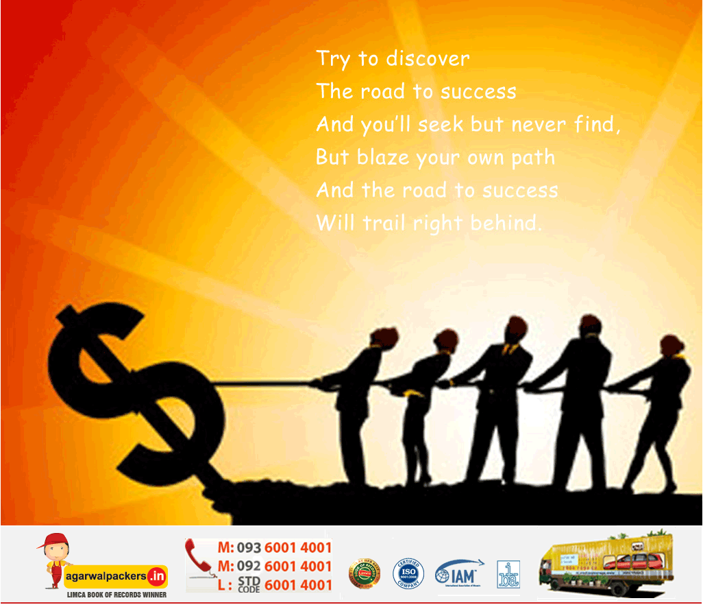 Road to Success - Agarwal Packers and Movers Road to Success - Agarwal Packers and Movers