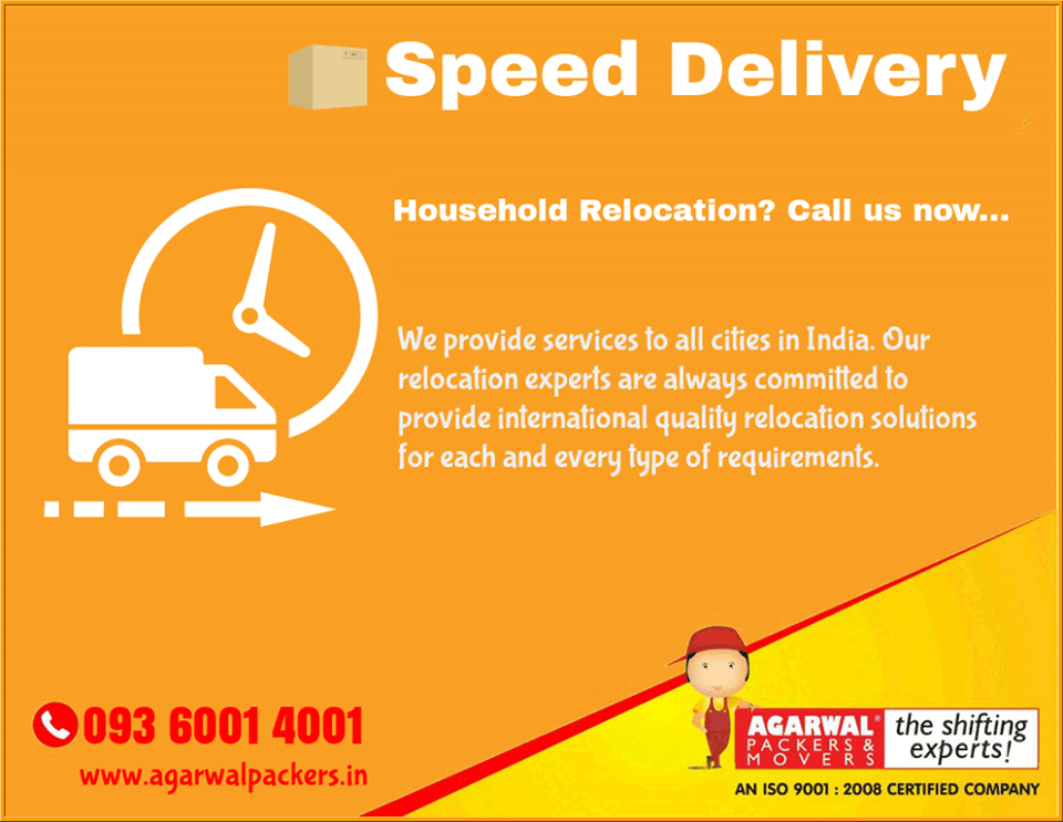 Speed Delivery - Agarwal Packers and Movers