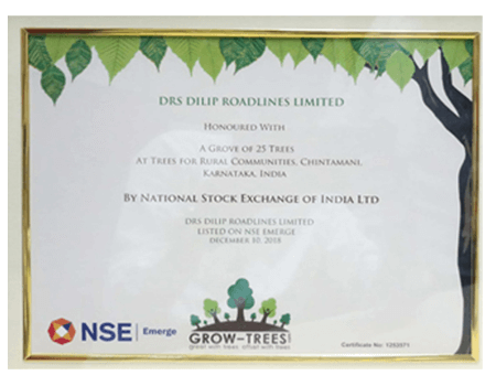 NSE Certificate - Agarwal Packers and Movers