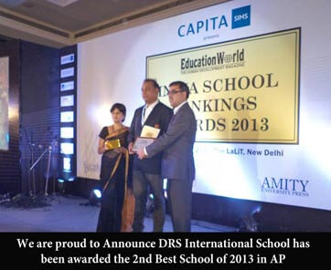 Best School Awards to DRS International School 2013 -Agarwal Packers and Movers